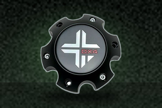 DX4 Matte Black Wheel Center Cap 6 Lug 73062090F-5 replacement wheel center cap part 73062090F-5