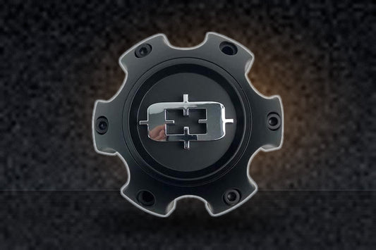 Vision Wheels C415SB-6V Satin Black Wheel Center Cap C415-EC replacement wheel center cap part C415SB-6V