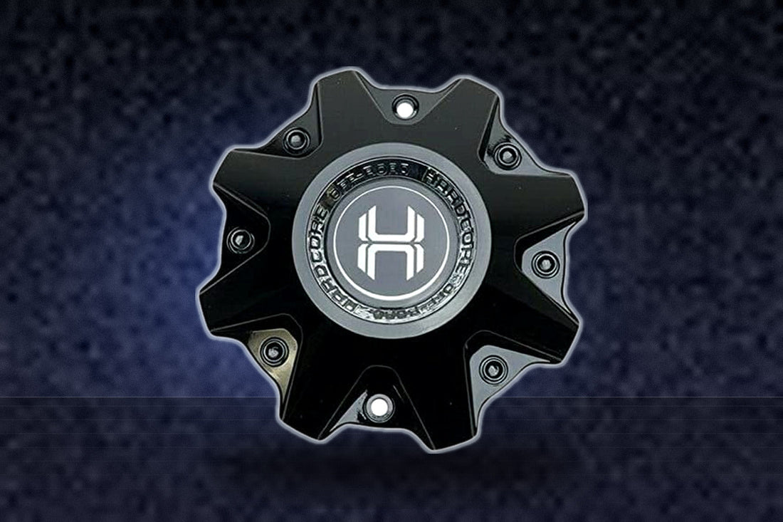 Hardcore Off-Road Gloss Black Wheel Center Cap C-545-1 replacement wheel center cap part C-545-1
