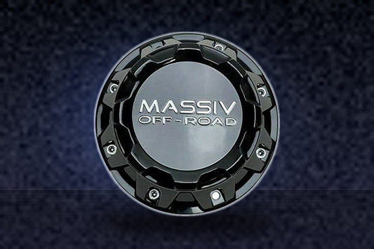 Massiv Off-Road Gloss Black Wheel Center Cap CBRD28-B1P CBRD28-1P replacement wheel center cap part CBRD28-B1P