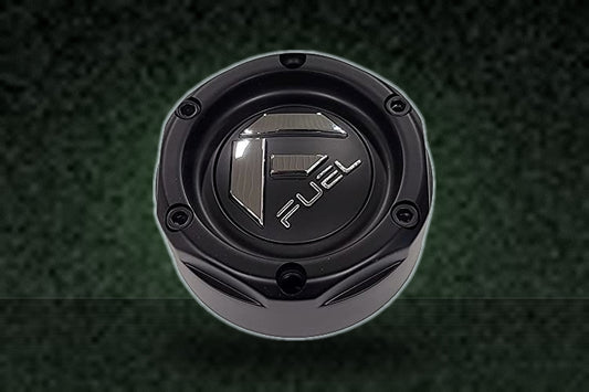 Fuel Wheel Center Caps Matte Black 1.3in for UTV 4-Lug replacement wheel center cap part 4-LUG