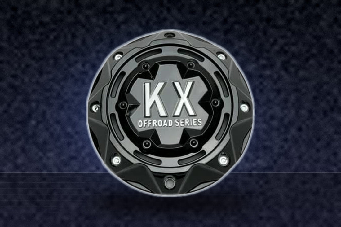 KX Off-Road Gloss Black Wheel Center Cap KX204 KX204-CAP KX204-SG replacement wheel center cap part KX204