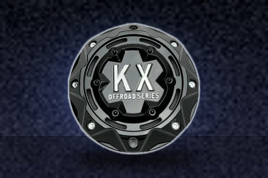 KX Off-Road Gloss Black Wheel Center Cap KX204 KX204-CAP KX204-SG replacement wheel center cap part KX204