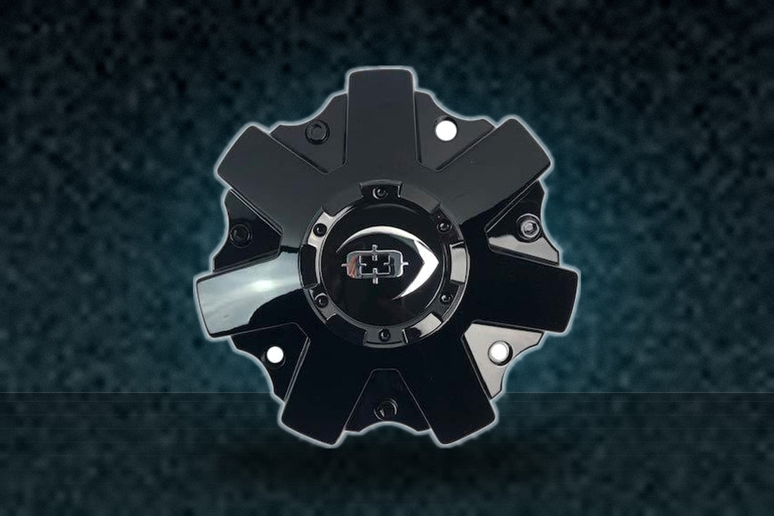 Vision Wheels 411 C411GB Gloss Black 5 and 6 Lug Center Cap replacement wheel center cap part C411GB