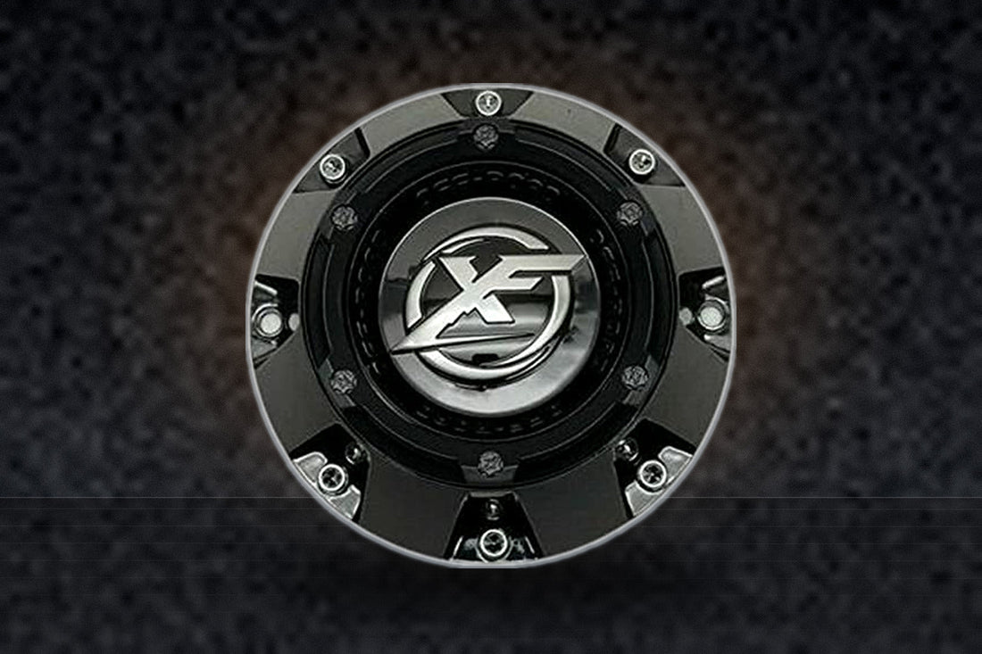 XF OFF-ROAD Gloss Black Wheel Center Cap C-969-3 replacement wheel center cap part C-969-3