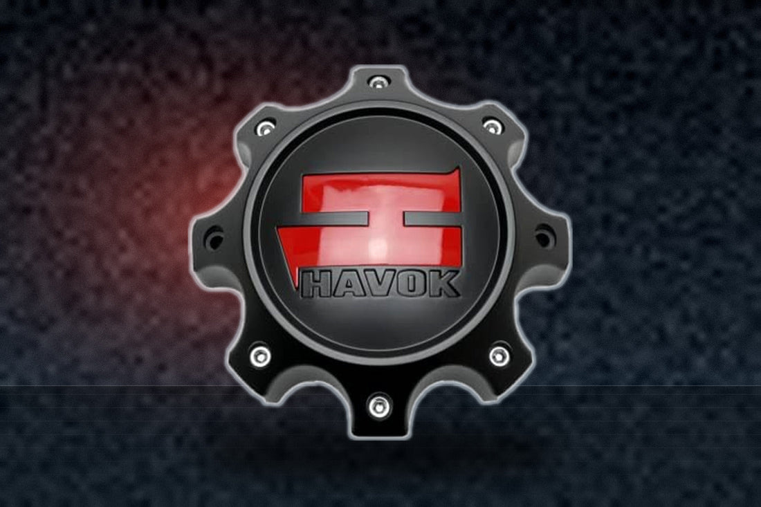 Havok Matte Black Wheel Center Cap CBH08-B1P CBH08-1P-1 replacement wheel center cap part CBH08-B1P