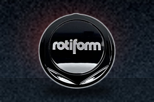 Rotiform Wheels 32170-26UK Gloss Black Snap in Center Cap replacement wheel center cap part 32170-26UK