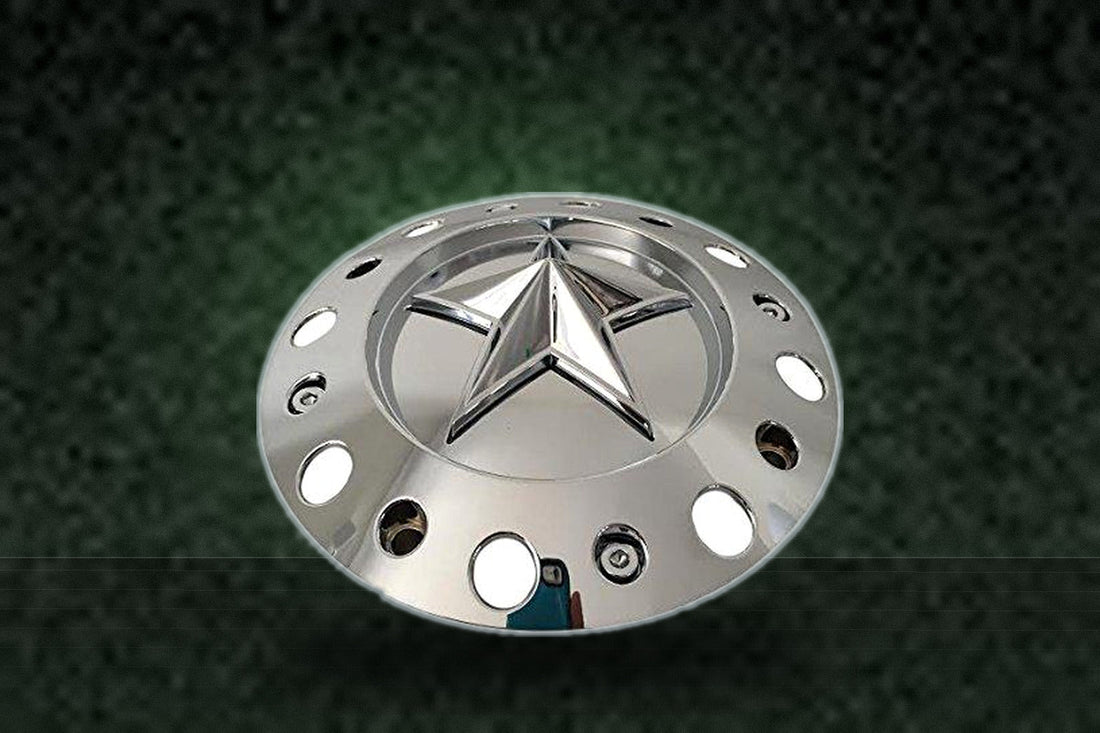 KMC XD Series Rockstar 1001775 Short Chrome Center Cap Fits 20x8.5 22x9.5 replacement wheel center cap part 1001775