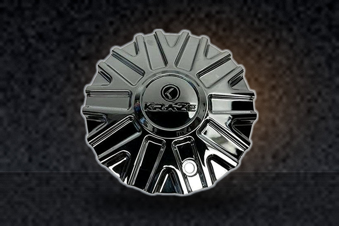 Kraze Chrome Wheel Center Cap 629-2085-CAP replacement wheel center cap part 629-2085-CAP