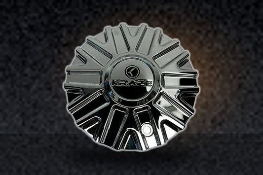 Kraze Chrome Wheel Center Cap 629-2085-CAP replacement wheel center cap part 629-2085-CAP