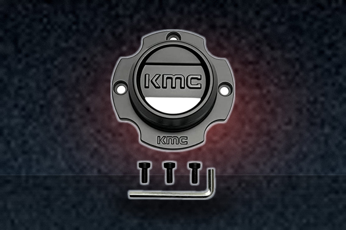 KMC Wheels Grenade Beadlock KS2CAP141540-SB Satin Black UTV Center Cap replacement wheel center cap part KS2CAP141540-SB