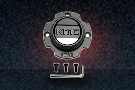 KMC Wheels Grenade Beadlock KS2CAP141540-SB Satin Black UTV Center Cap replacement wheel center cap part KS2CAP141540-SB