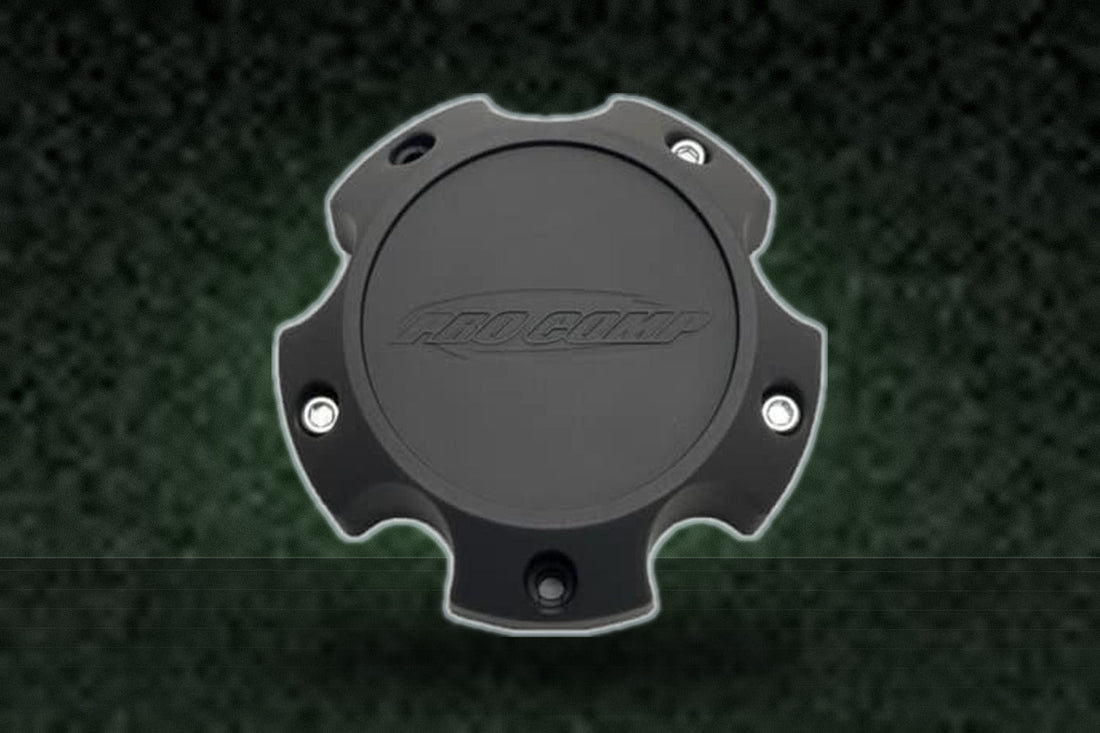 Pro Comp Flat Matte Black 5 Lug Wheel Center Cap 6031CAP4 replacement wheel center cap part 6031CAP4