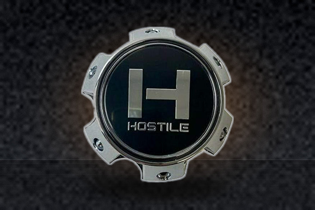 Hostile Wheels 6 Lug Chrome Wheel Center Cap HC6003 replacement wheel center cap part HC6003