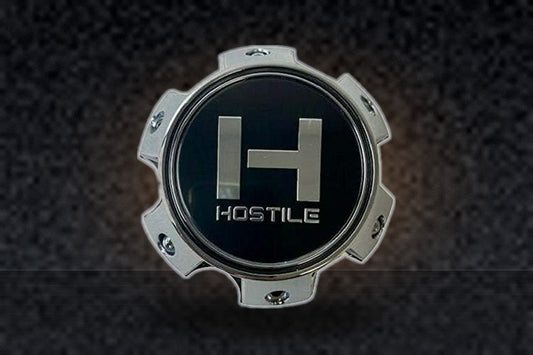 Hostile Wheels 6 Lug Chrome Wheel Center Cap HC6003 replacement wheel center cap part HC6003