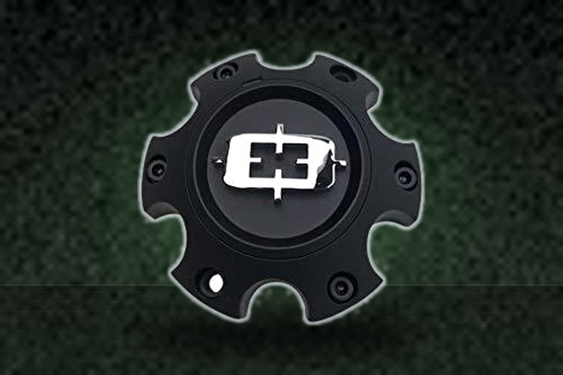 Vision Wheels C360SB-6V Satin Black Center Cap replacement wheel center cap part C360SB-6V