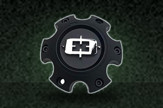 Vision Wheels C360SB-6V Satin Black Center Cap replacement wheel center cap part C360SB-6V