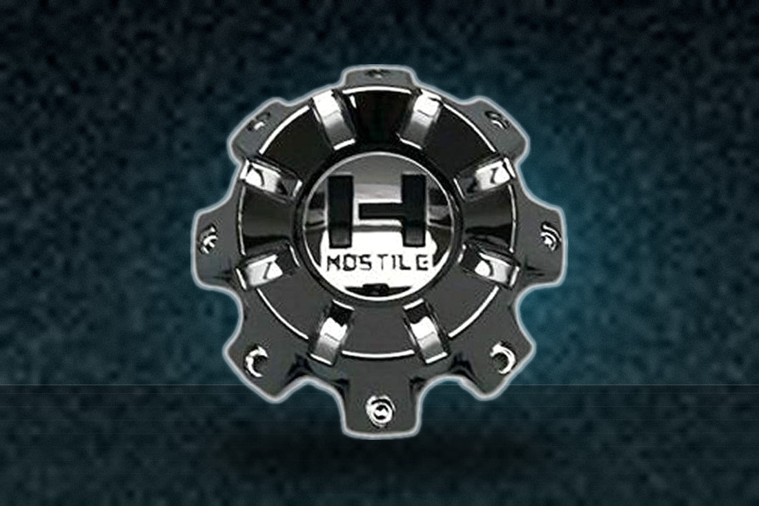 Hostile Chrome Wheel Center Cap HC-8002 HC-8001-B replacement wheel center cap part HC-8002