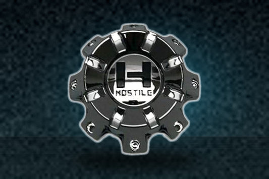 Hostile Chrome Wheel Center Cap HC-8002 HC-8001-B replacement wheel center cap part HC-8002