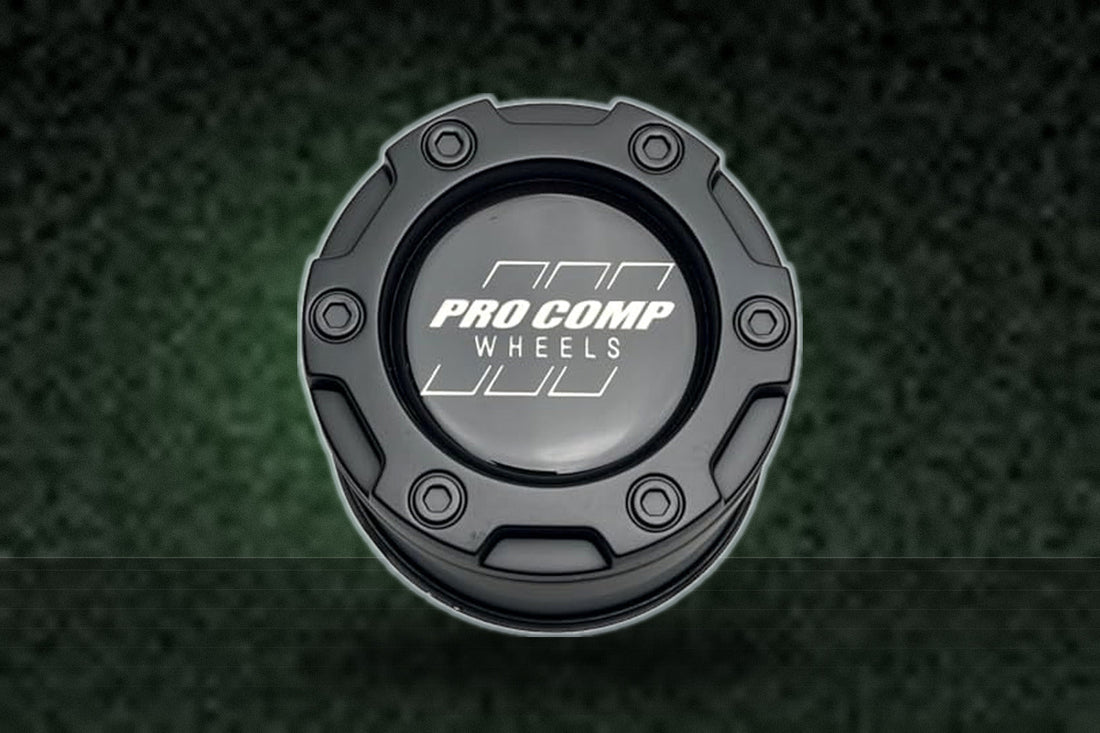 Pro Comp Satin Black Push Thru Wheel Center Cap 502942502-CAP JF023-2 S1307-12 replacement wheel center cap part 502942502-CAP