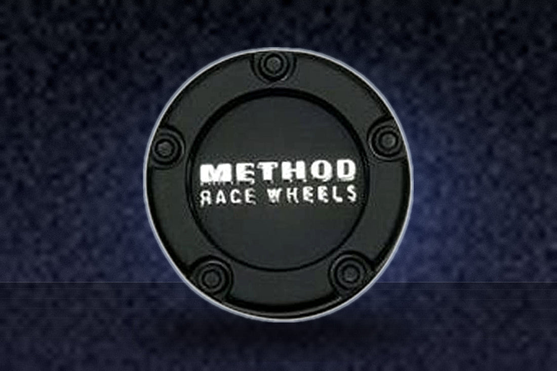 Wheel Center Caps Method Race Wheels Matte Black Push Thru CP-1524B89-2-S1 replacement wheel center cap part CP-1524B89-2-S1