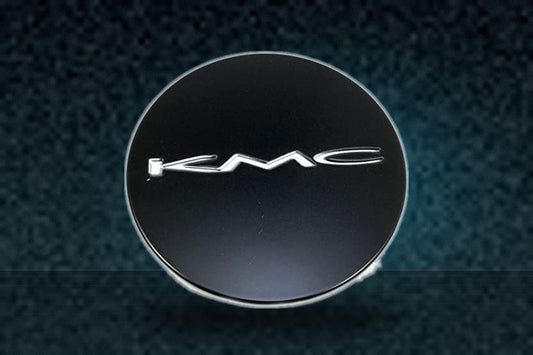 KMC Wheels Satin Black Center Cap 2-15/16" OD Snap Closed for 5/6 Lug KM690 KMC 5 KM984S01 replacement wheel center cap part 2-15/16