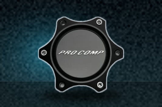Pro Comp Matte Black Wheel Center Cap with Spacer 34-6HS-CAP replacement wheel center cap part 34-6HS-CAP