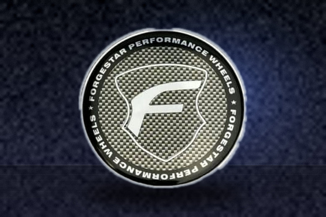Forgestar Performance Chrome Carbon Fiber Push in Wheel Center Cap BC-763B replacement wheel center cap part BC-763B
