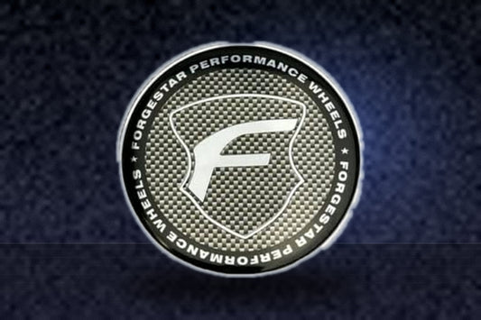 Forgestar Performance Chrome Carbon Fiber Push in Wheel Center Cap BC-763B replacement wheel center cap part BC-763B