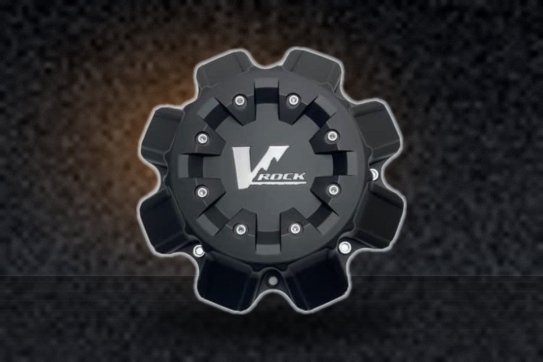 V Rock Wheels Matte Black Wheel Center Cap VR7-CAP VR7-UP C055 61209-45 replacement wheel center cap part VR7-CAP