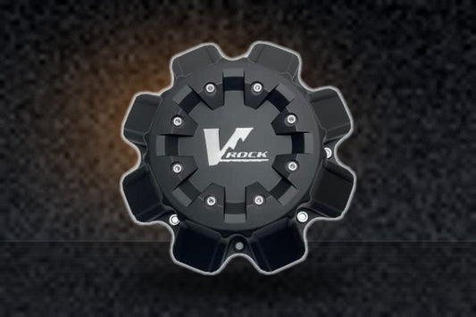 V Rock Wheels Matte Black Wheel Center Cap VR7-CAP VR7-UP C055 61209-45 replacement wheel center cap part VR7-CAP