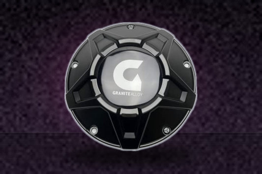 Granite Alloy Matte Black Wheel Center Cap 6006L182 replacement wheel center cap part 6006L182