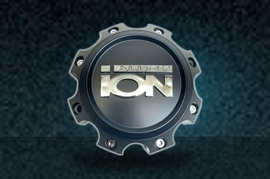 Ion Alloy Matte Black Wheel Center Cap C10135MB06 replacement wheel center cap part C10135MB06