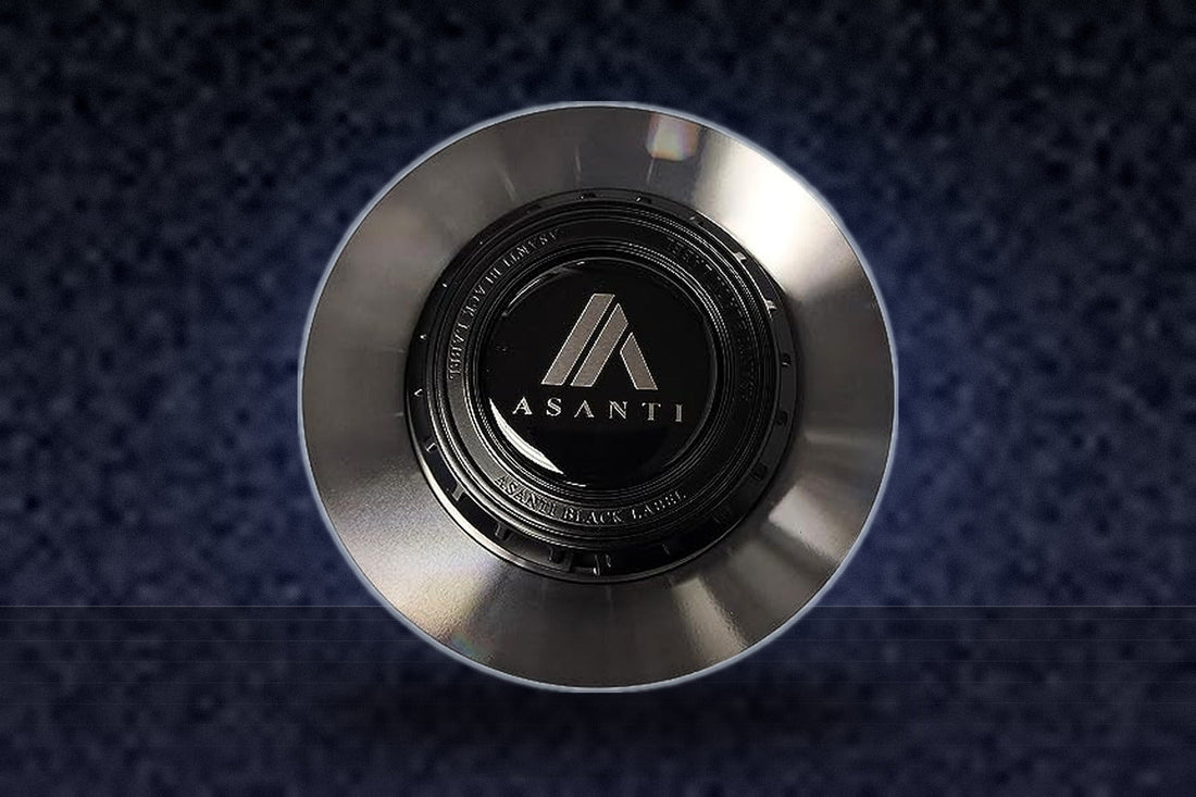 Asanti Black Label 1002-84MT Black and Machined Center Cap replacement wheel center cap part 1002-84MT