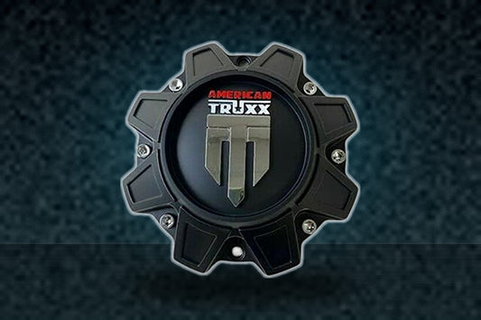 American Truxx Matte Black Wheel Center Cap C1414-B C1414 C-1414 replacement wheel center cap part C1414-B