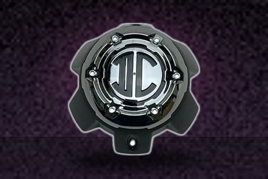 2 Crave Gloss Black Chrome Top Wheel Center Cap 6 Lug NX-6H-A-UP NX-6H-A replacement wheel center cap part NX-6H-A-UP
