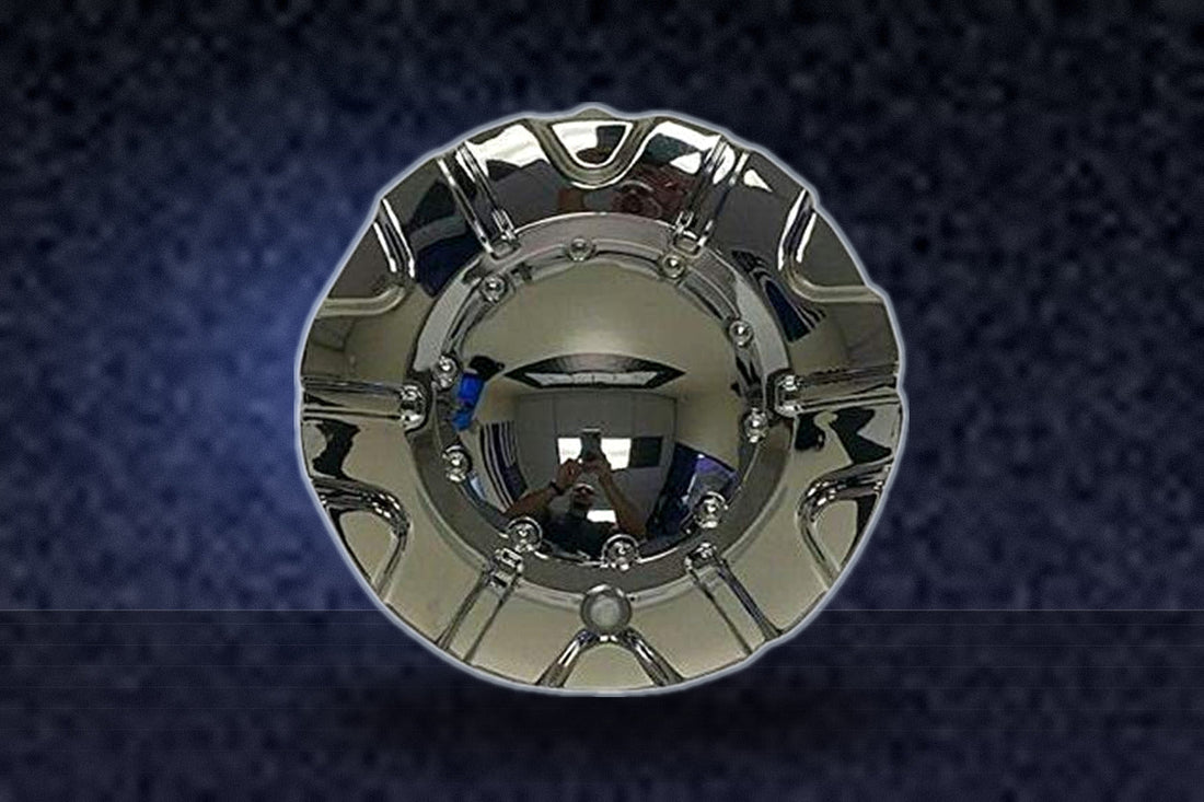 Akuza 504 Spur Chrome Wheel Rim Center Cap EMR0504-TRUCK-CAP LG0603-42 No Logo replacement wheel center cap part EMR0504-TRUCK-CAP