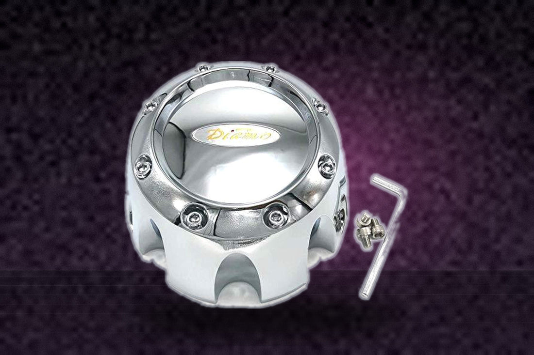 Diamo 3 bolt Chrome Wheel RIm 8 Lug Center Cap D-8 538-B170-8H LG0601-48 replacement wheel center cap part 538-B170-8H