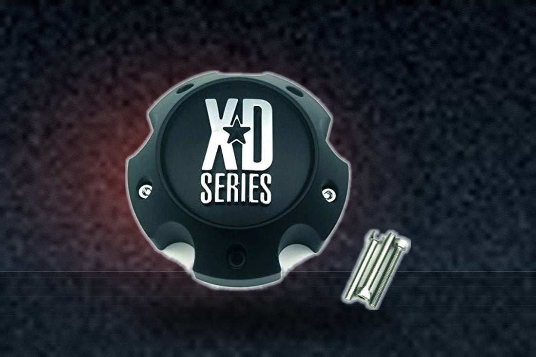 KMC XD Series 1079L145AMB Matte Black Center Cap Fits 5x139.7 5x5.5 replacement wheel center cap part 1079L145AMB