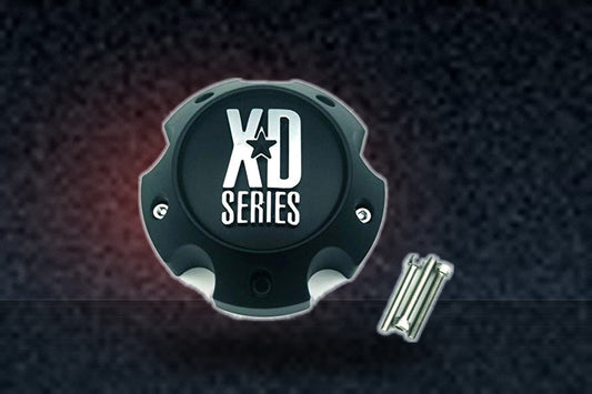 KMC XD Series 1079L145AMB Matte Black Center Cap Fits 5x139.7 5x5.5 replacement wheel center cap part 1079L145AMB