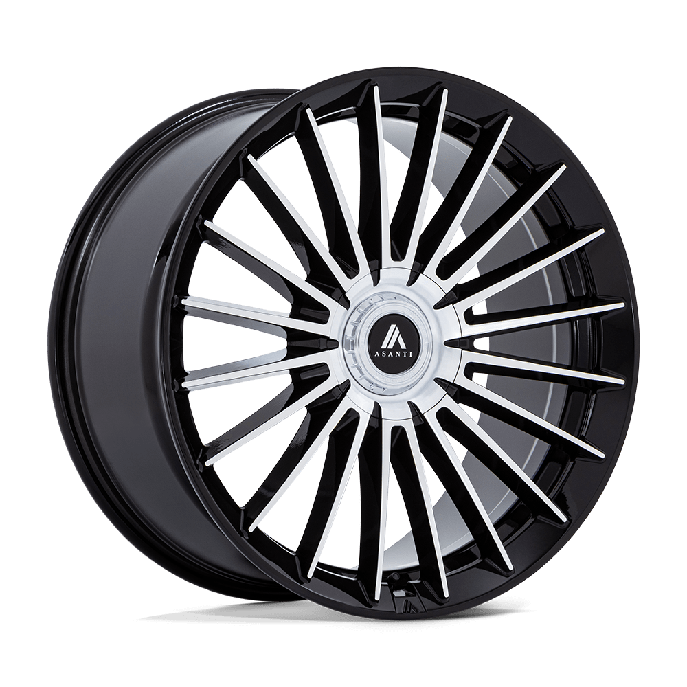 Associated Asanti Black wheel style reference for center cap part number 1002-83BD