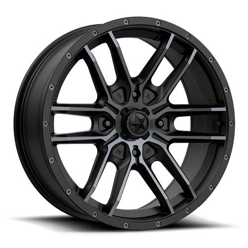 Associated MSA Offroad Wheels wheel style reference for center cap part number MSACAP4-SB-SB
