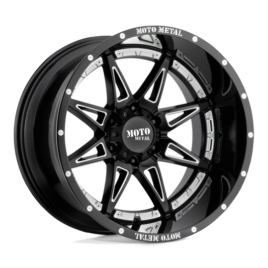 Associated Moto Metal wheel style reference for center cap part number 1079L170MO4GB-H50