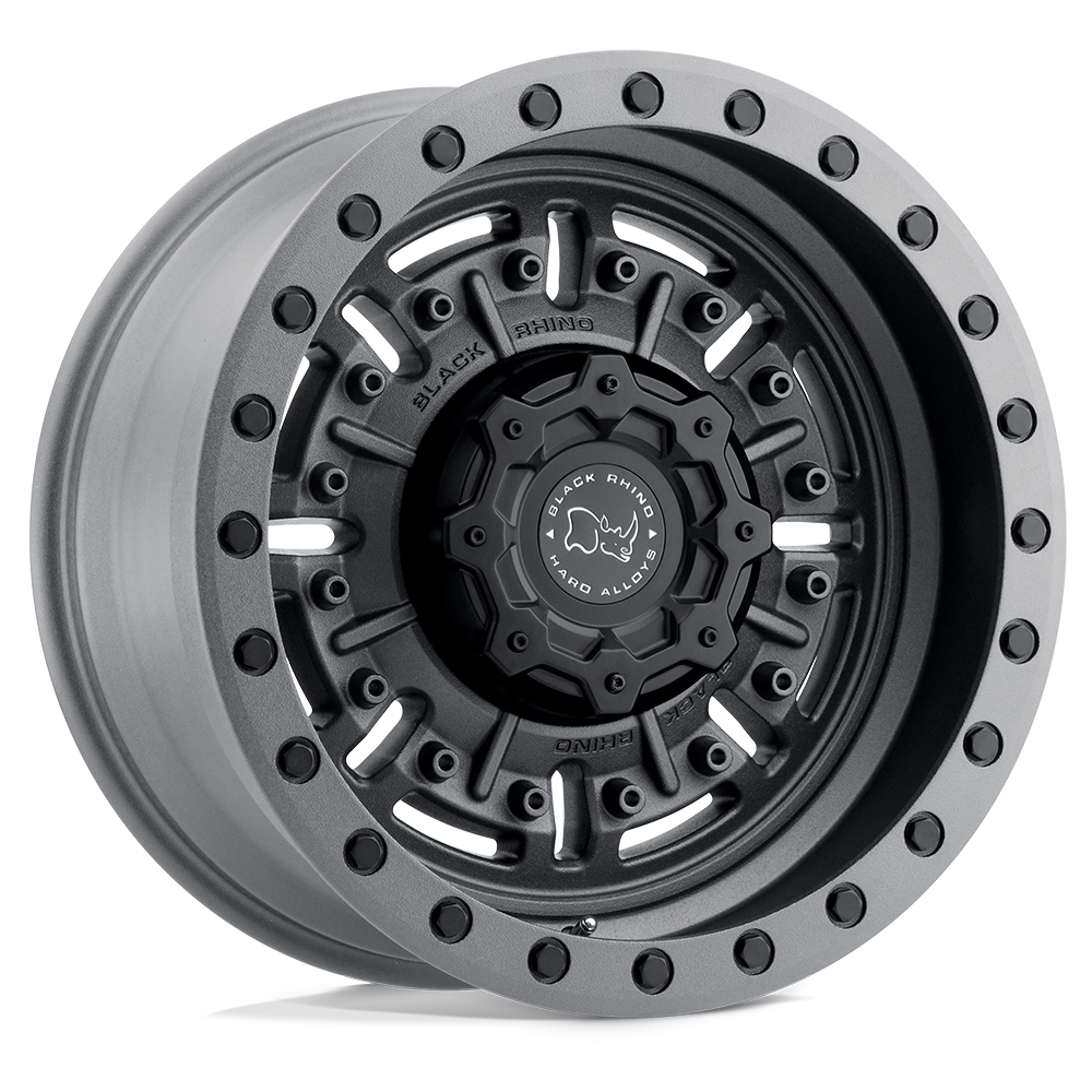 Associated Black Rhino Hard Alloys wheel style reference for center cap part number CCBRABR