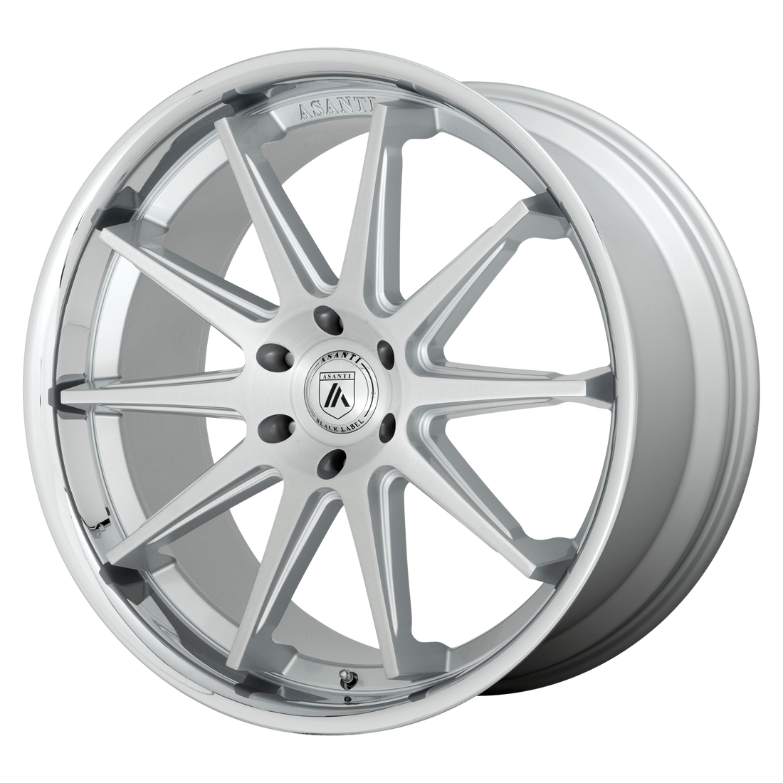 Associated Asanti Black wheel style reference for center cap part number ABLCAP1-CH