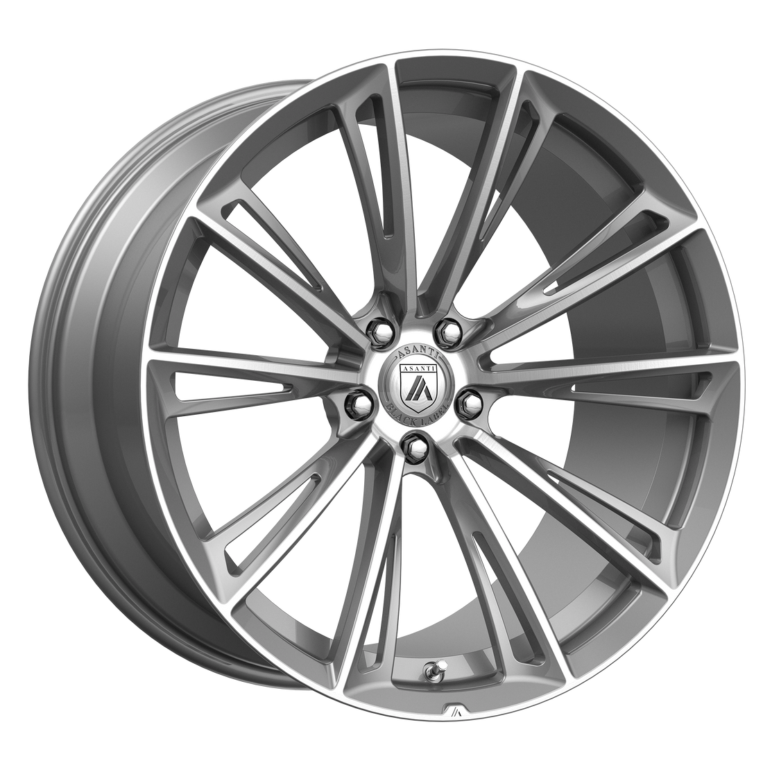 Associated Asanti Black wheel style reference for center cap part number 128K81TB-H9