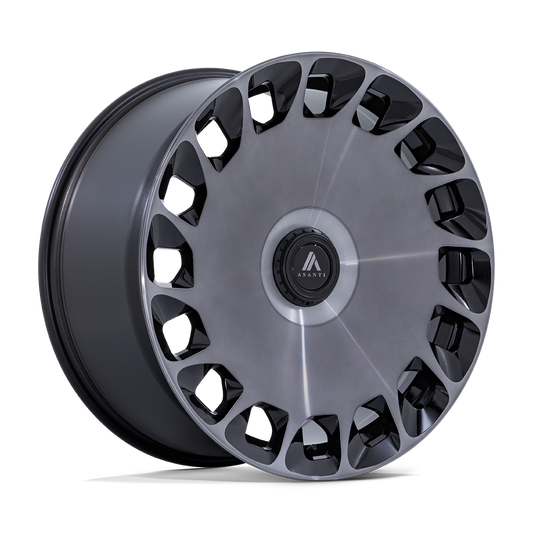 Associated Asanti Black wheel style reference for center cap part number 1002-88MT