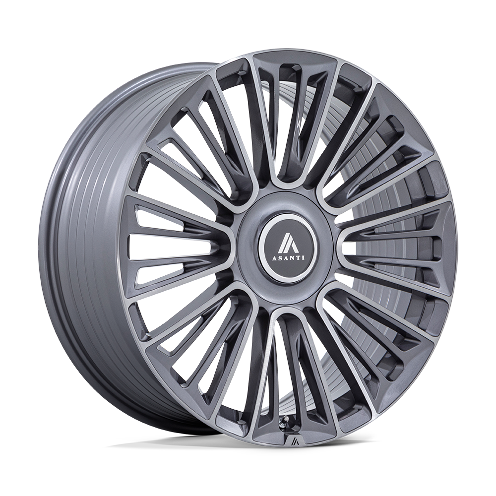 Associated Asanti Black wheel style reference for center cap part number ABCAP100BPP0105CF