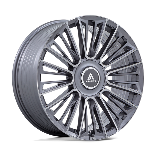 Associated Asanti Black wheel style reference for center cap part number ABCAP100BPP0105CF