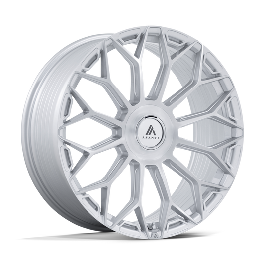 Associated Asanti Black wheel style reference for center cap part number ABCAP100PXB0105CF